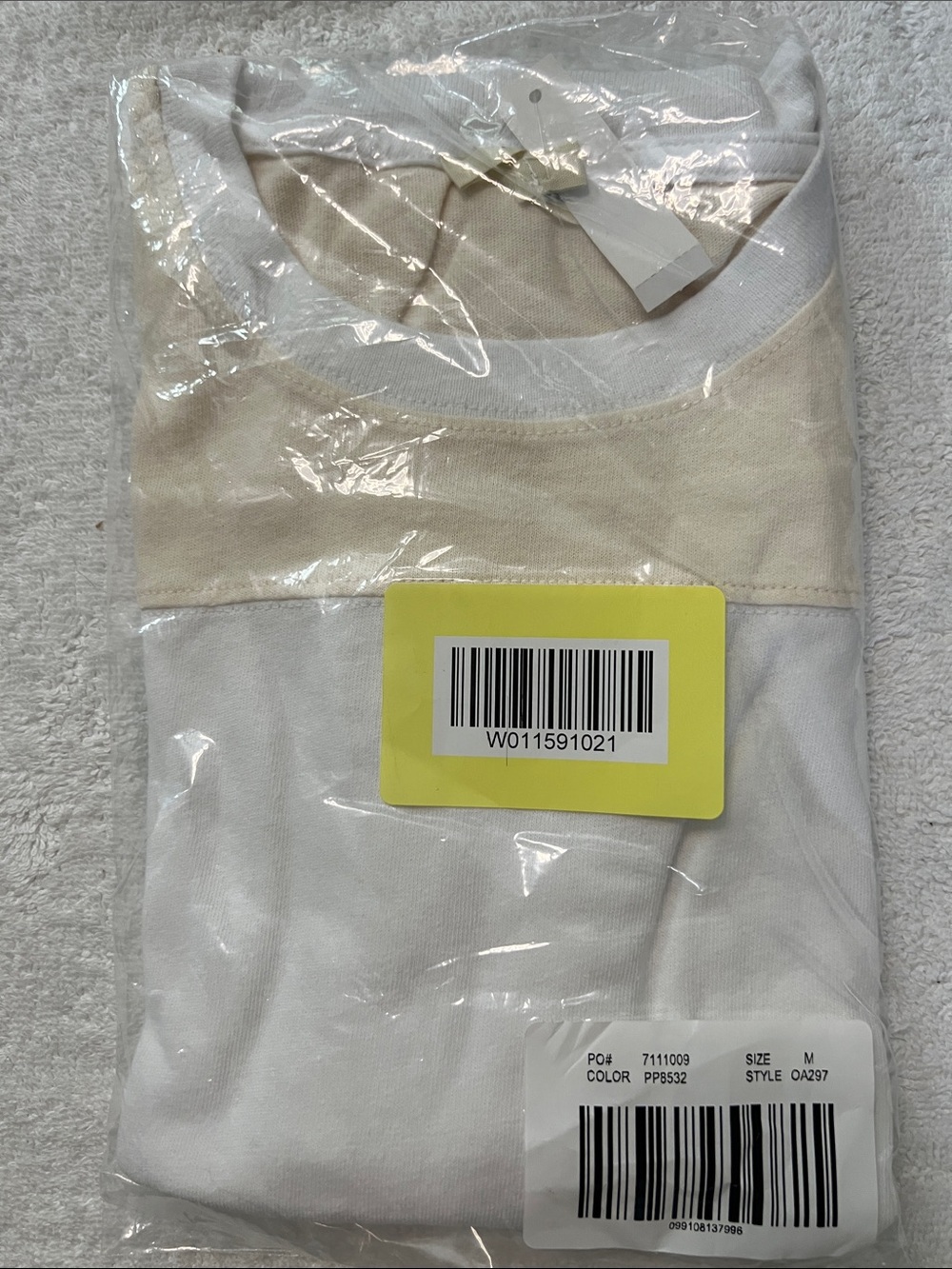 Madewell The Relaxed Varsity Tee in Vintage Jersey, Varsity Tee, M - Picture 4 of 8